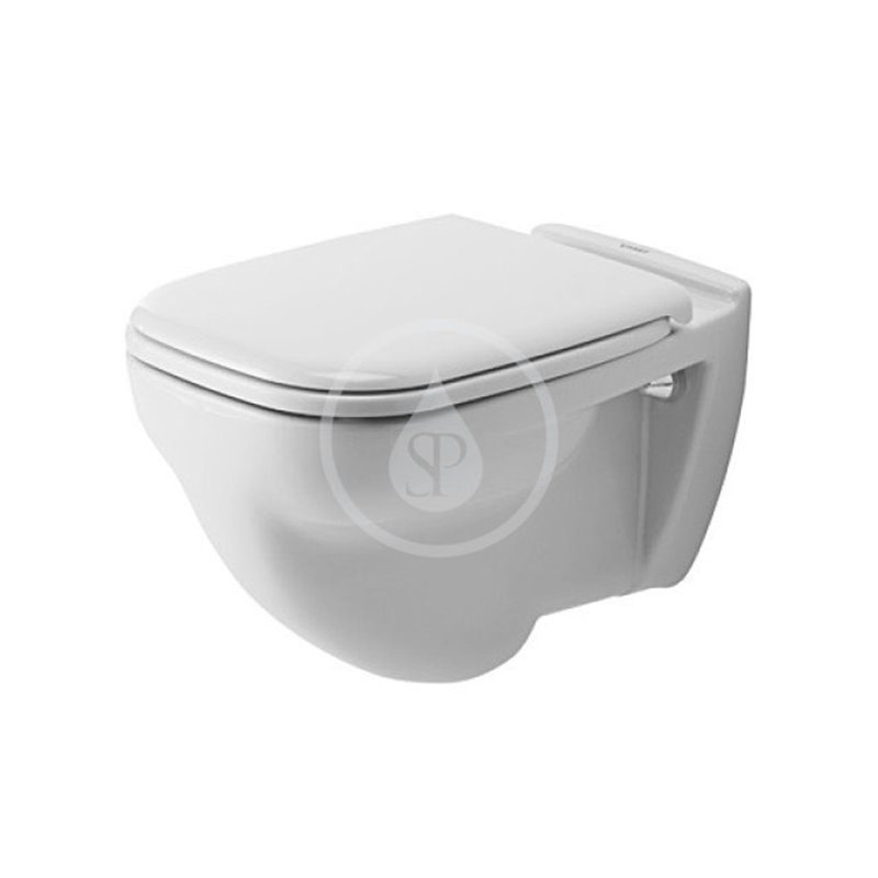 Duravit Závesné WC, ploché splachovanie, s HygieneGlaze, alpská biela 22100920002