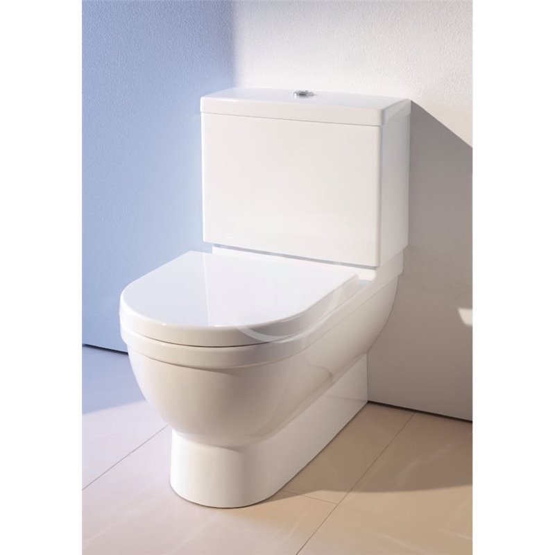 Duravit WC misa kombi Big Toilet, s WonderGliss, biela 21040900001