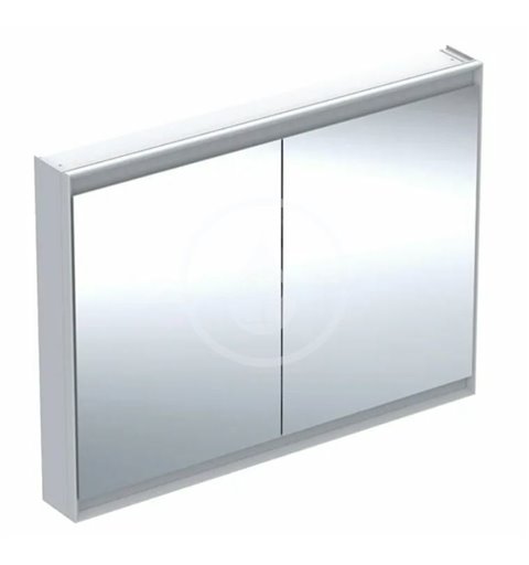 Geberit Zrkadlová skrinka s LED osvetlením, 1200x900x150 mm, 2 dvierka, biela 505.815.00.2