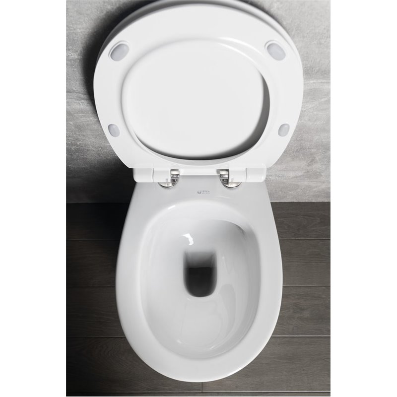 Isvea SENTIMENTI stojace WC, Rimless, 36x52 cm, biela (SmartFixPlus)