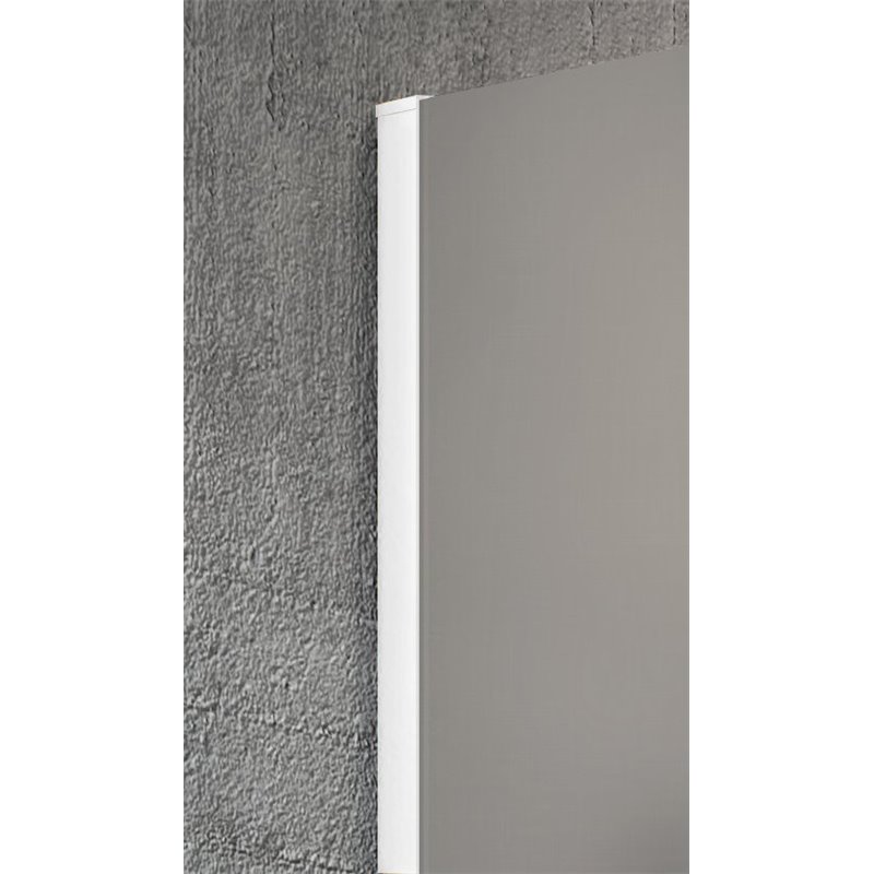 Gelco VARIO WHITE jednodielna sprchová zástena na inštaláciu k stene, číre sklo, 800 mm
