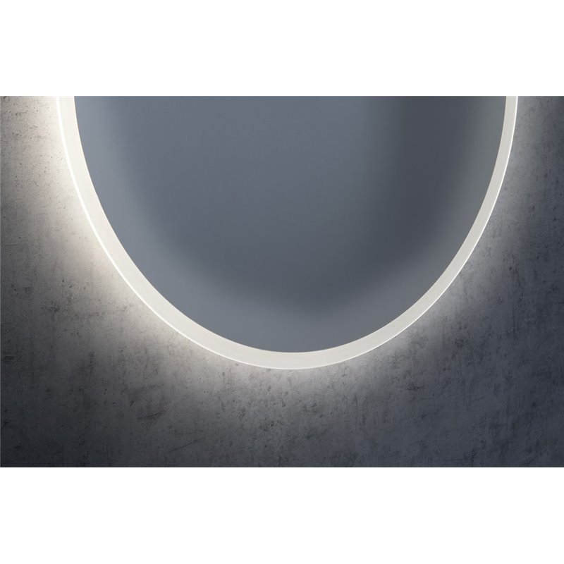 Sapho MINOX oválne LED podsvietené zrkadlo 50x100cm