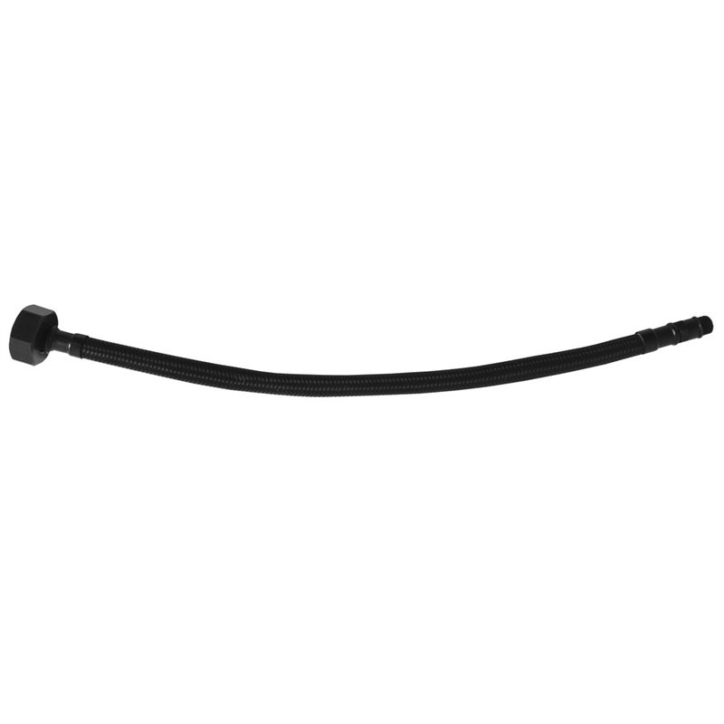 Sapho Flexibilná nerezová hadica 3/8'xM10, 35 cm, černý