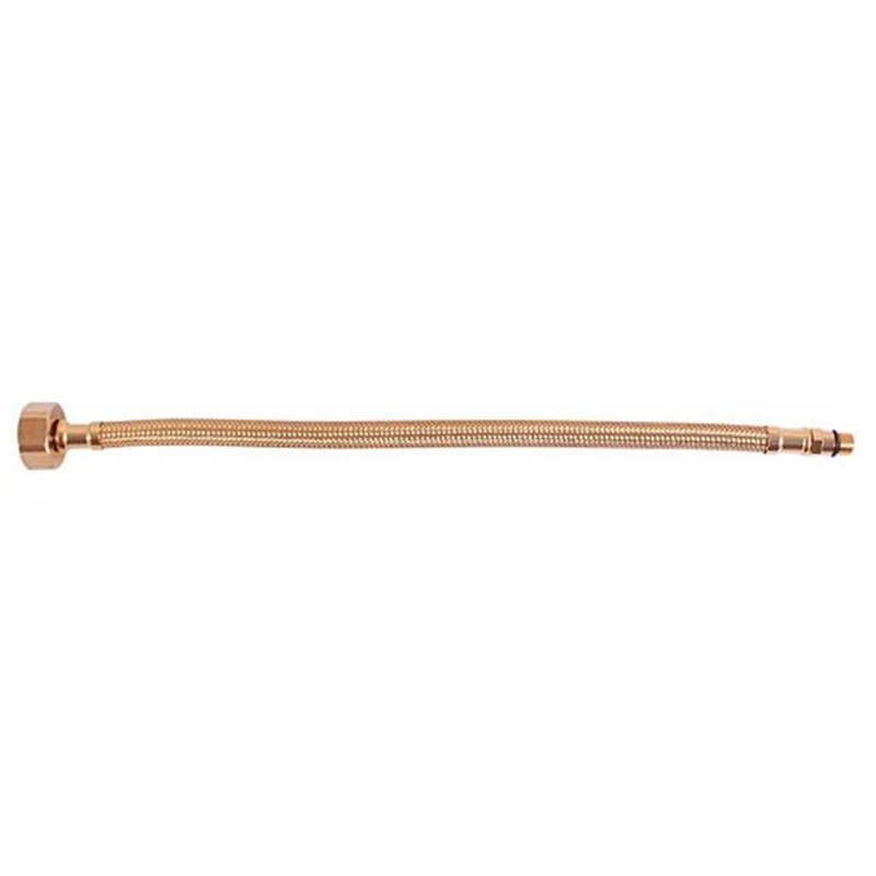 Sapho Flexibilná nerezová hadica 3/8'xM10, 35 cm, zlatá