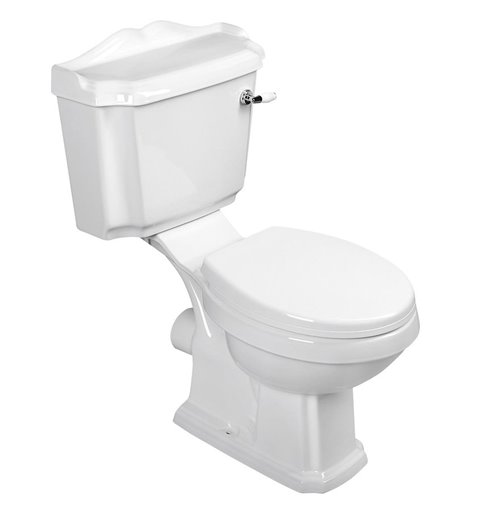 Aqualine ANTIK WC kombi + PP WC sedátko, biela