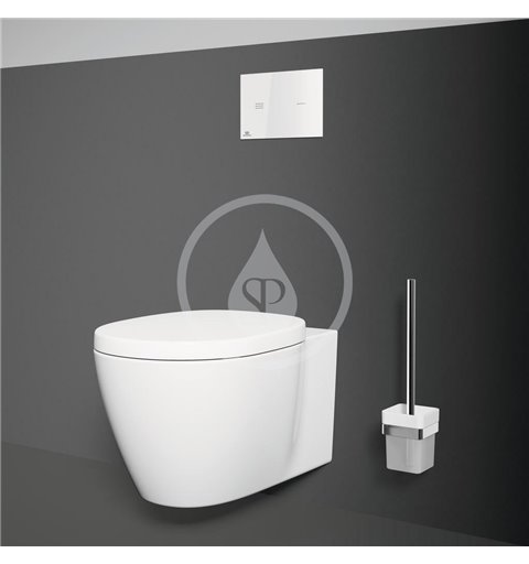 Ideal Standard WC kefa s držiakom, matné sklo/chróm E2194AA