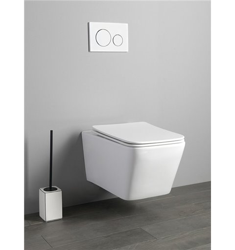 Sapho PORTO závesná WC misa, Rimless, 36x52 cm, biela