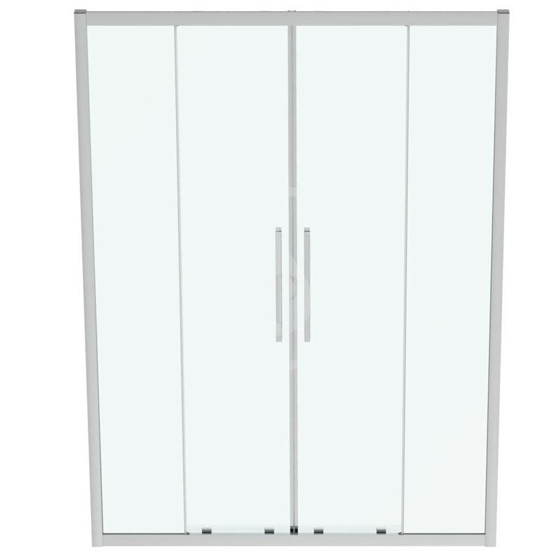 Ideal Standard Posuvné sprchové dvere, štvordielne, 1500 mm, silver bright/číre sklo T4951EO