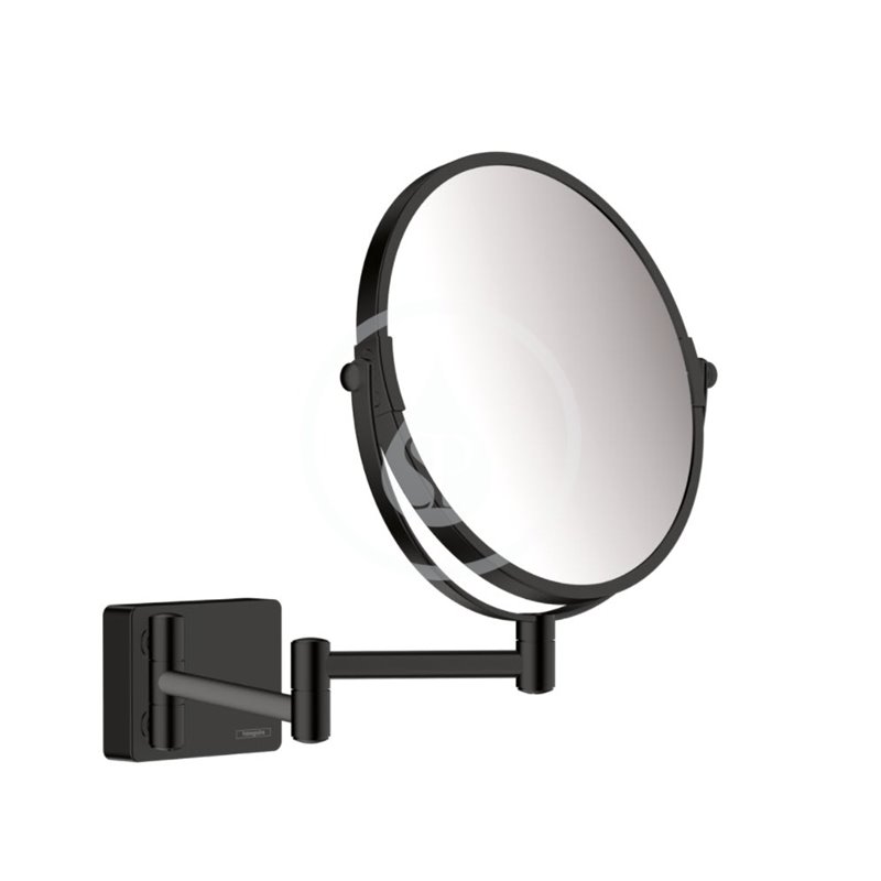 Hansgrohe Kozmetické nástenné zrkadlo, matná čierna 41791670