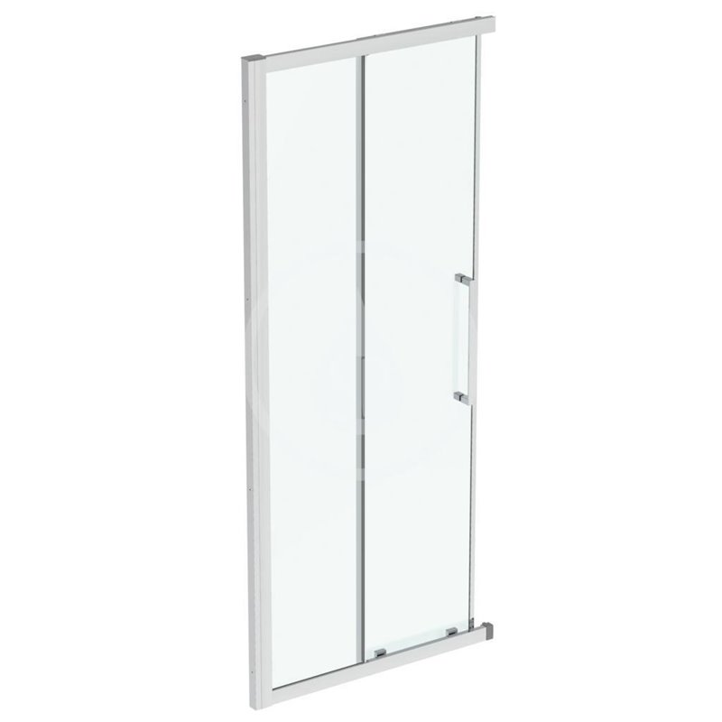 Ideal Standard Posuvné sprchové dvere, dvojdielne, 1000 mm, silver bright/číre sklo T4857EO