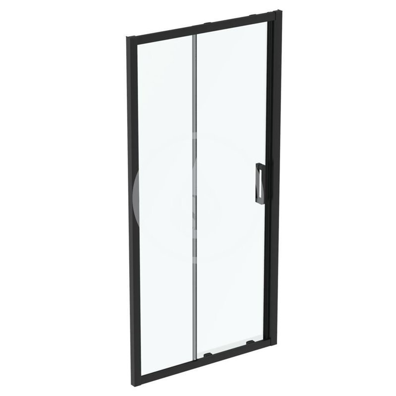 Ideal Standard Posuvné sprchové dvere, dvojdielne, 1100 mm, čierna/číre sklo K9275V3
