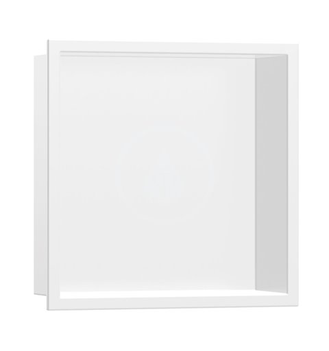 Hansgrohe Výklenok do steny s rámom, 300x300x100 mm, matná biela 56061700