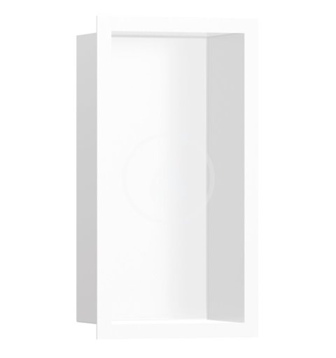 Hansgrohe Výklenok do steny s designovým rámom, 300x150x100 mm, matná biela 56096700