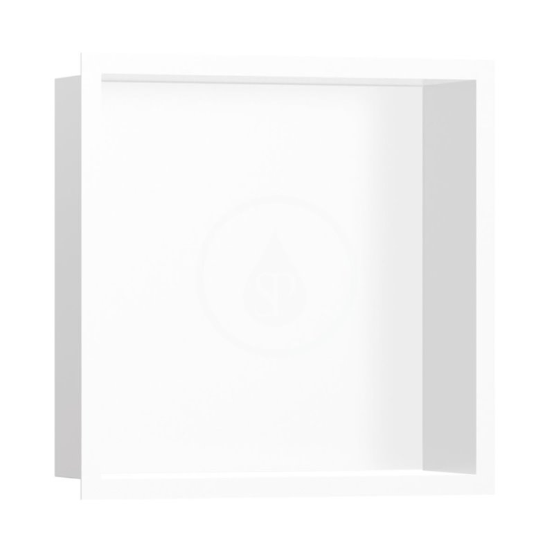 Hansgrohe Výklenok do steny s designovým rámom, 300x300x100 mm, matná biela 56099700