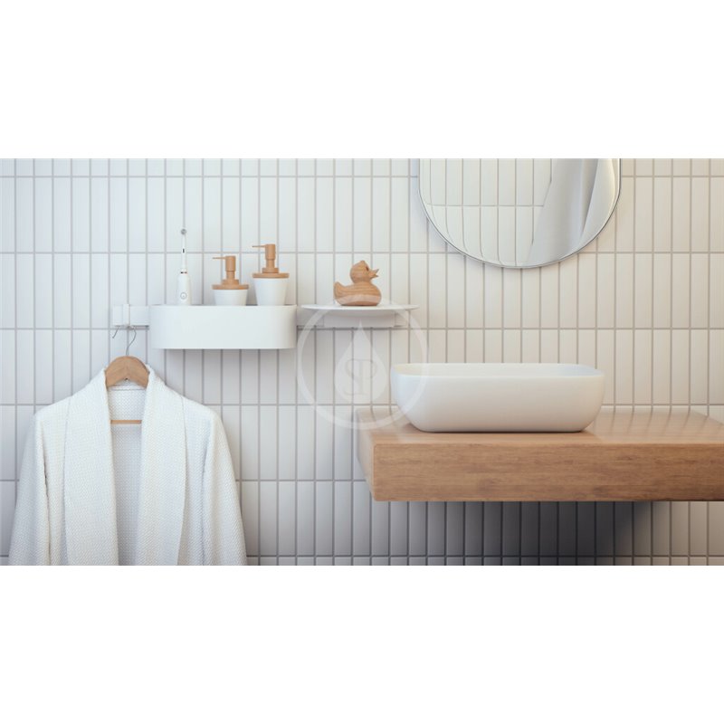 Hansgrohe Set kúpeľňových doplnkov, matná biela 27967700