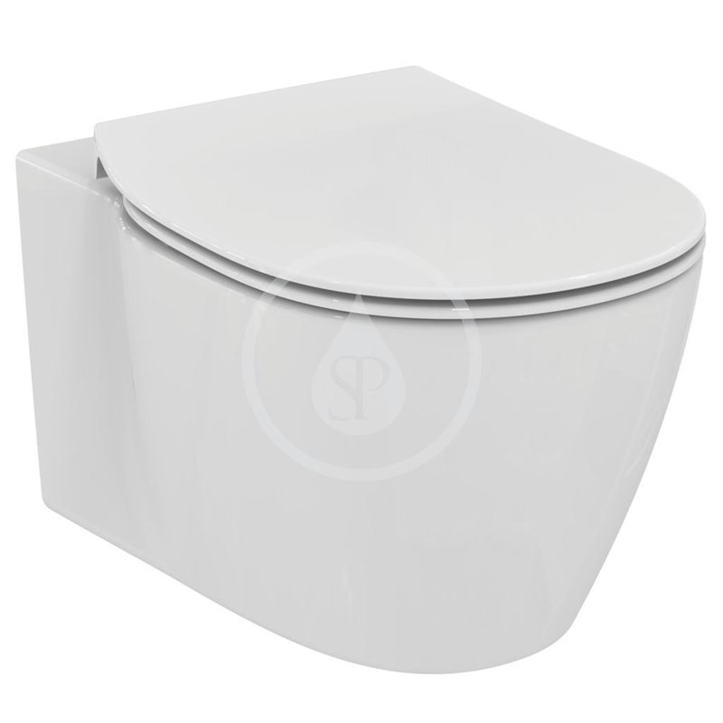 Ideal Standard Závesné WC s doskou, AquaBlade, biela E048301