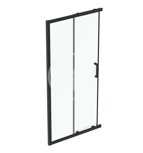 Ideal Standard Posuvné sprchové dvere, dvojdielne, 1000 mm, čierna/číre sklo K9262V3