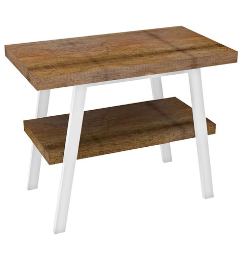 Sapho TWIGA umývadlový stolík 100x72x50 cm, biela matná/Old wood VC442W-100-8