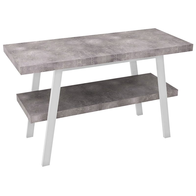Sapho TWIGA umývadlový stolík 110x72x50 cm, biela matná/Cement VC453W-110-7