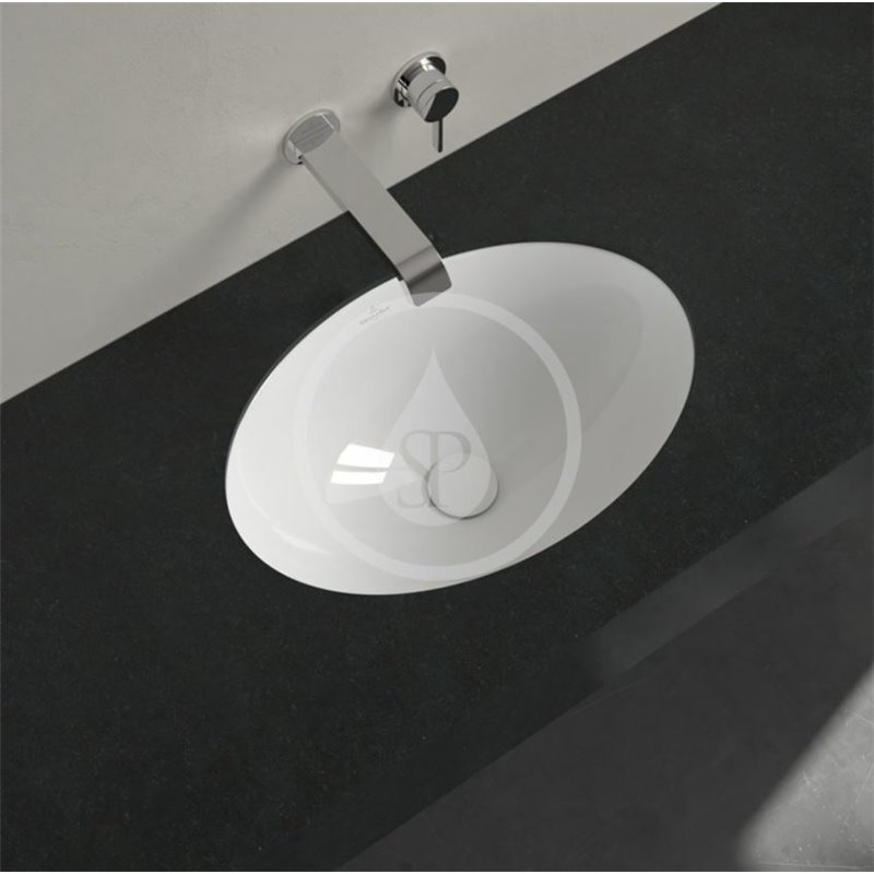 Mereo Opto, kúpeľňová skrinka s keramickým umývadlom, dub, 2 zásuvky, 810x580x458 mm CN921