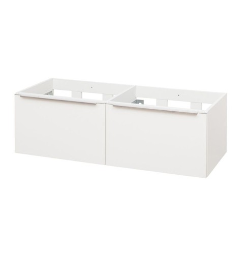 Mereo Mailo, kúpeľňová skrinka, bielá, 2 zásuvky, 1210x700x480 mm CN518S