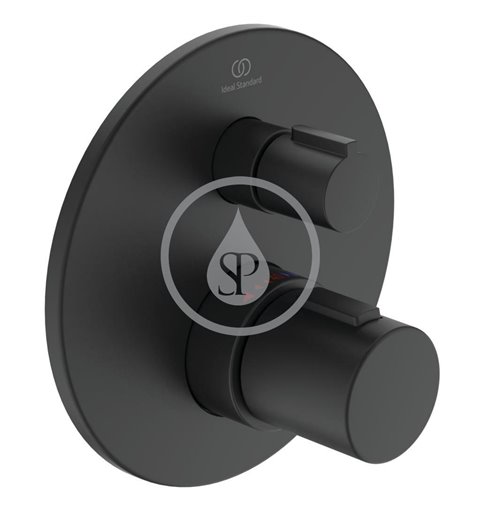 Ideal Standard Termostatická sprchová batéria pod omietku, čierna CeraTherm A5813XG