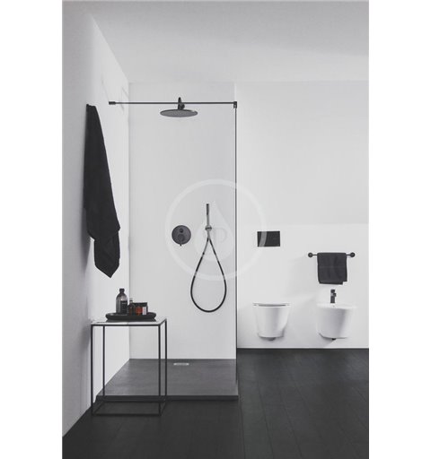 Ideal Standard Hlavová sprcha, priemer 300 mm, čierna Idealrain A5803XG