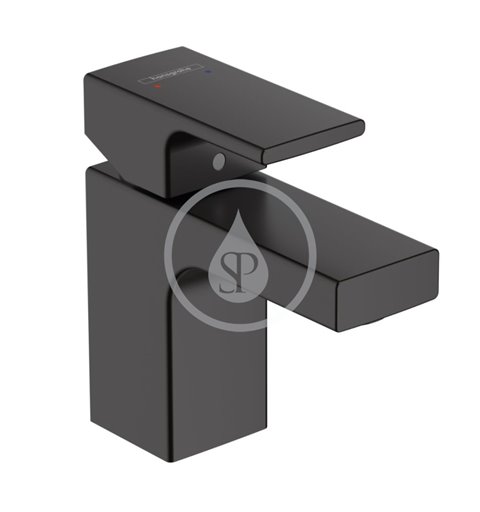 Hansgrohe Umývadlová batéria s výpusťou, EcoSmart, matná čierna Vernis Shape 71560670