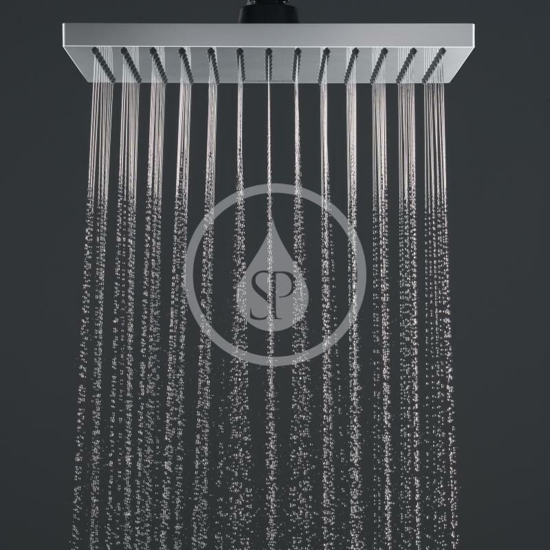 Hansgrohe Hlavová sprcha, 230x170 mm, matná čierna Vernis Shape 26281670