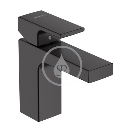 Hansgrohe Umývadlová batéria s výpusťou, EcoSmart, matná čierna Vernis Shape 71561670