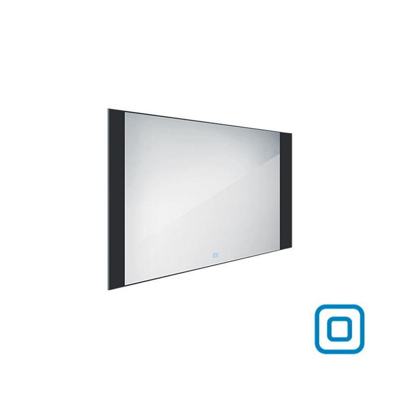 Nimco Černé LED zrcadlo 1000x600 s dotykovým senzorem ZPC 41004V-90