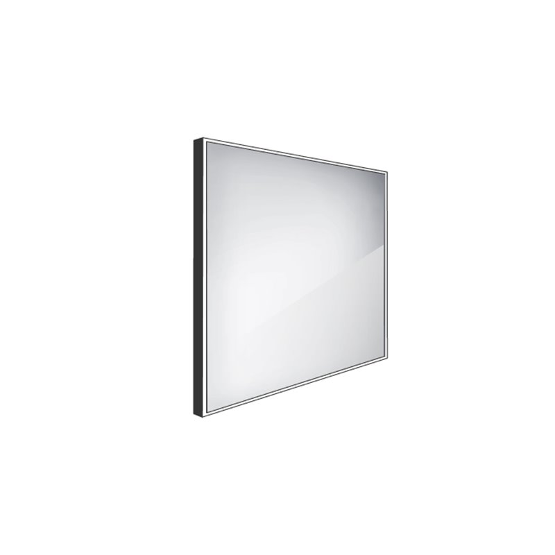 Nimco Černé LED zrcadlo 600x600 ZPC 13066-90