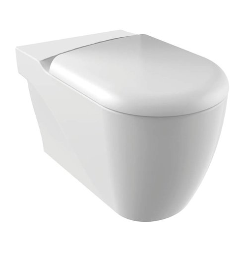 Sapho GRANDE WC misa pre kombi, spodný / zadný odpad, biela GR360-11CB00E-0000