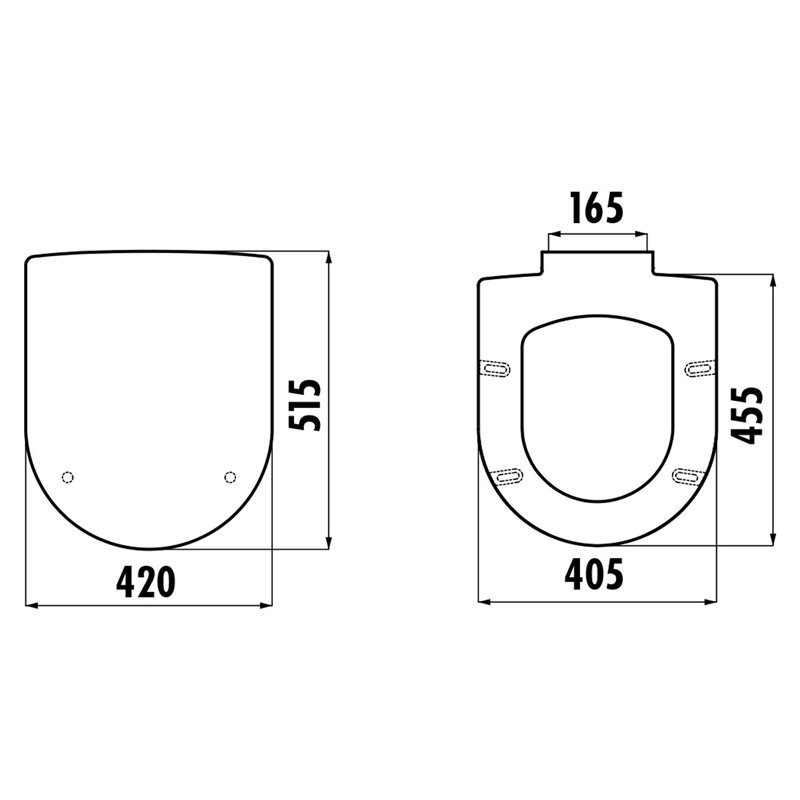 Sapho GRANDE WC sedátko Soft Close, duroplast, biela KC1403.01.0000E