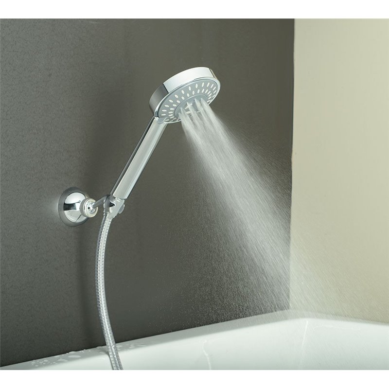 Sapho Ručná masážna sprcha, 5 režimov sprchovania, priemer 110mm, chróm 1204-05