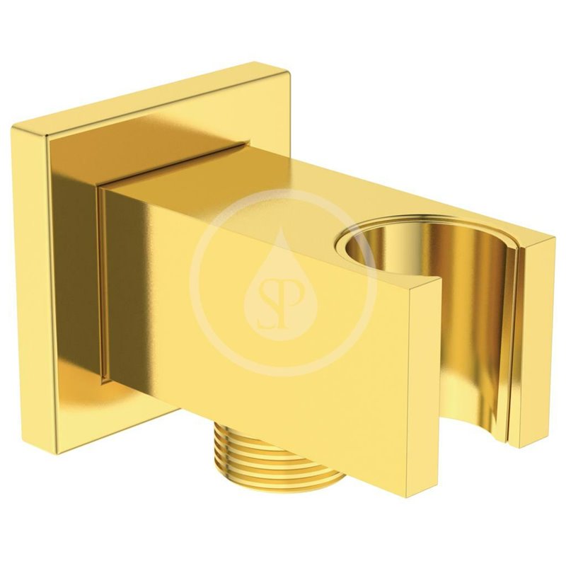 Ideal Standard Nástenné kolienko s držiakom, Brushed Gold Idealrain Atelier BC771A2