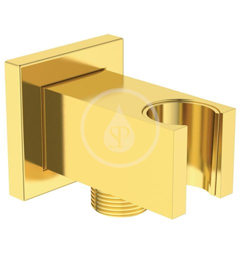 Ideal Standard Nástenné kolienko s držiakom, Brushed Gold Idealrain Atelier BC771A2