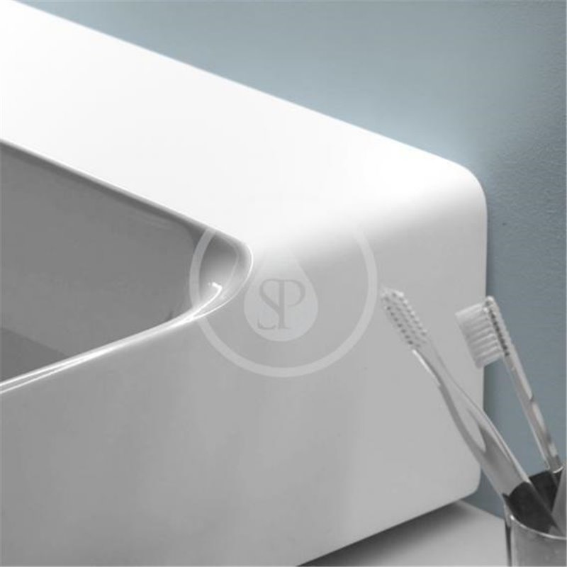 Ideal Standard Umývadlo na dosku 600x450 mm, s prepadom, bez otvoru na batériu, biela Conca Ceram T382201