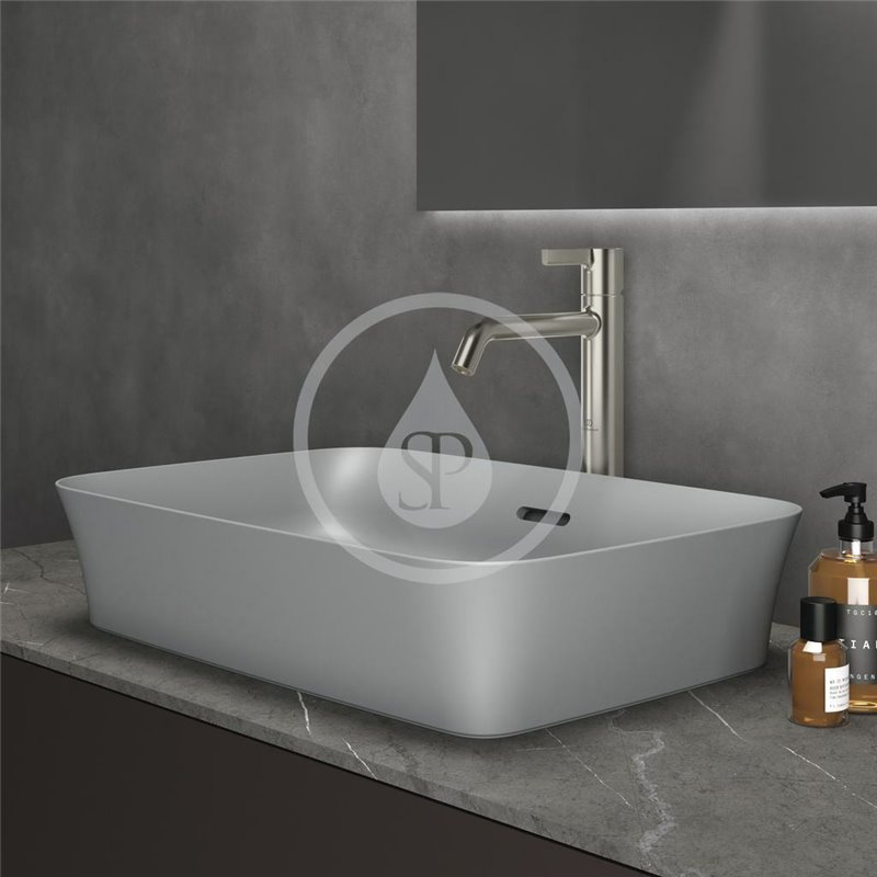 Ideal Standard Umývadlo na dosku, 550x380 mm, s prepadom, Concrete Ipalyss E2078V9