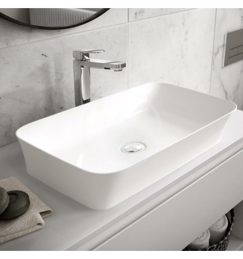 Ideal Standard Umývadlo na dosku, 800x400 mm, bez prepadu, matná biela Ipalyss E1391V1