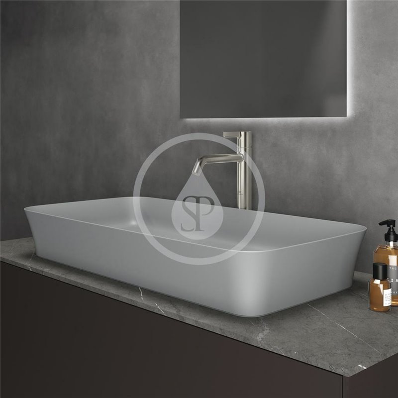 Ideal Standard Umývadlo na dosku, 800x400 mm, bez prepadu, Concrete Ipalyss E1391V9