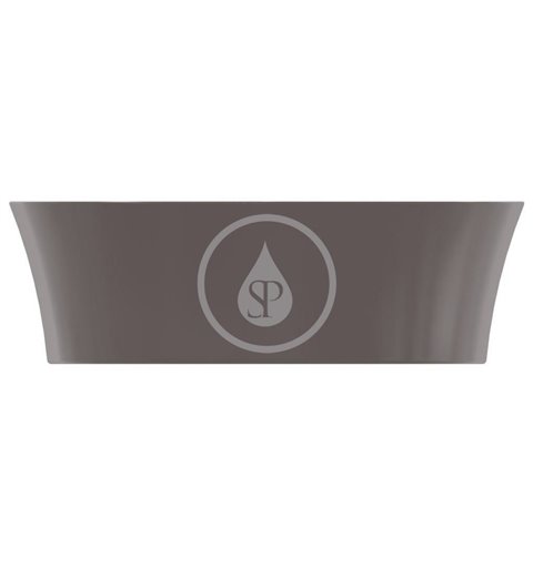 Ideal Standard Umývadlo na dosku, 600x380 mm, bez prepadu, slate grey Ipalyss E1396V5