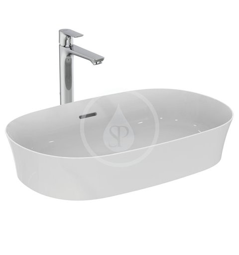 Ideal Standard Umývadlo na dosku, 600x380 mm, s prepadom, biela Ipalyss E139701