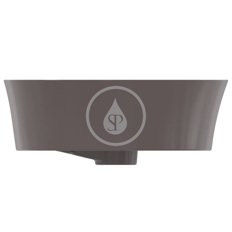 Ideal Standard Umývadlo na dosku, 600x380 mm, s prepadom, slate grey Ipalyss E1397V5