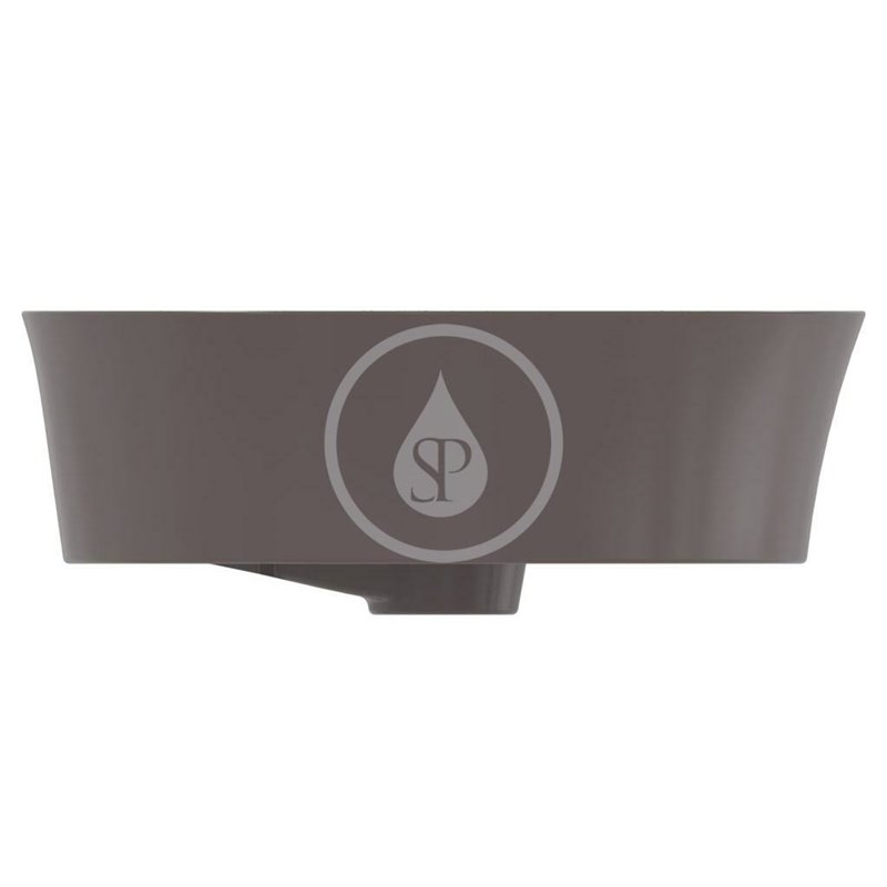 Ideal Standard Umývadlová misa, priemer 400 mm, s prepadom, slate grey Ipalyss E1413V5