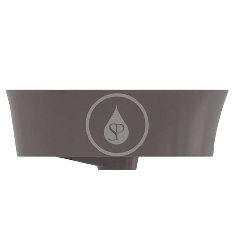Ideal Standard Umývadlová misa, priemer 400 mm, s prepadom, slate grey Ipalyss E1413V5