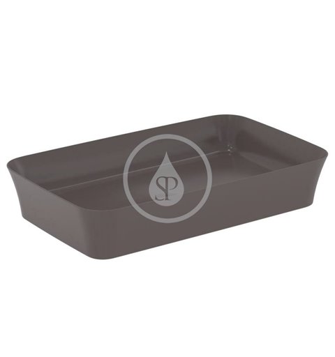 Ideal Standard Umývadlo na dosku, 650x400 mm, bez prepadu, slate grey Ipalyss E1886V5
