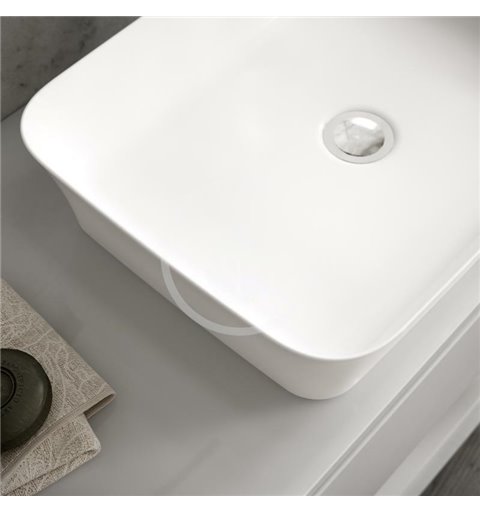 Ideal Standard Umývadlo na dosku, 650x400 mm, s prepadom, matná biela Ipalyss E1887V1