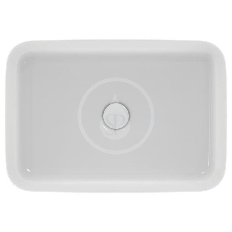 Ideal Standard Umývadlo na dosku, 550x380 mm, bez prepadu, matná biela Ipalyss E2076V1