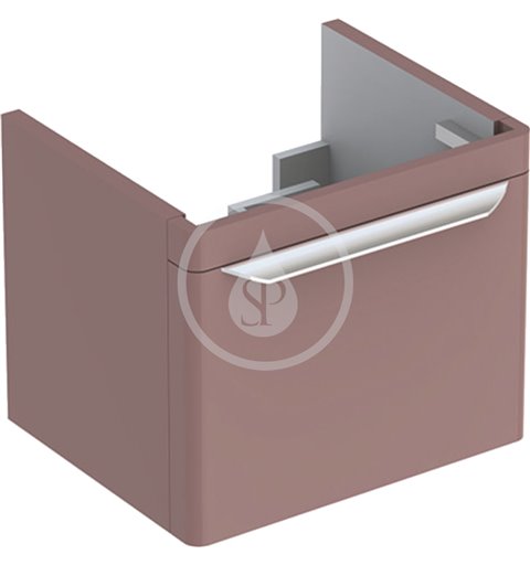 Geberit Umývadlová skrinka, 540x410x430 mm, 1 zásuvka s LED osvetlením, taupe myDay 824066000